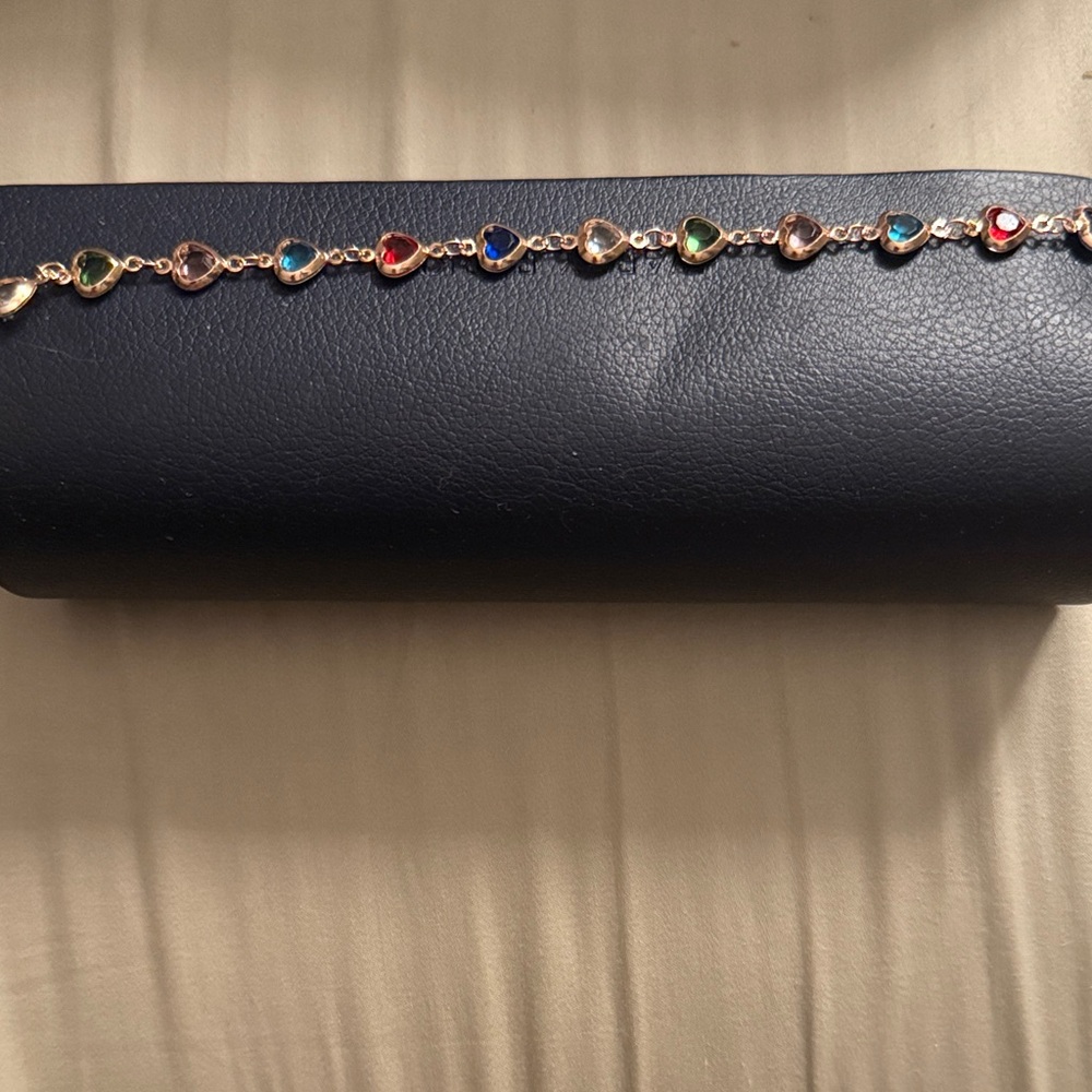 Bracelet Multicolor Heart Charm